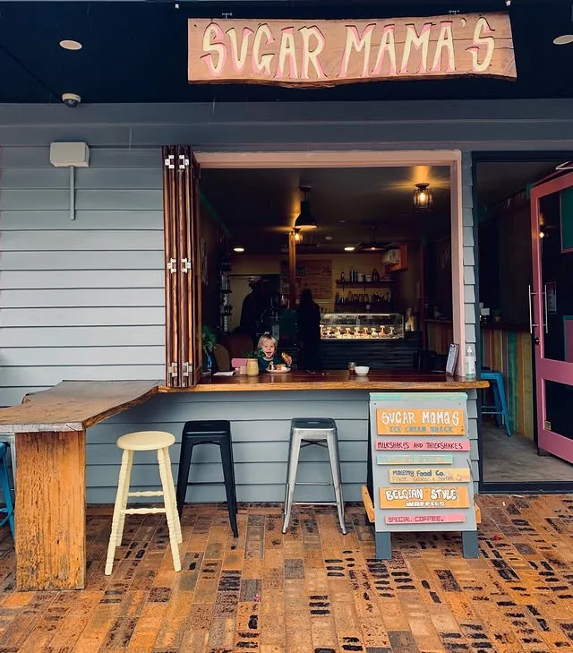 Sugar Mama's Shack open frontage at Moffat Beach